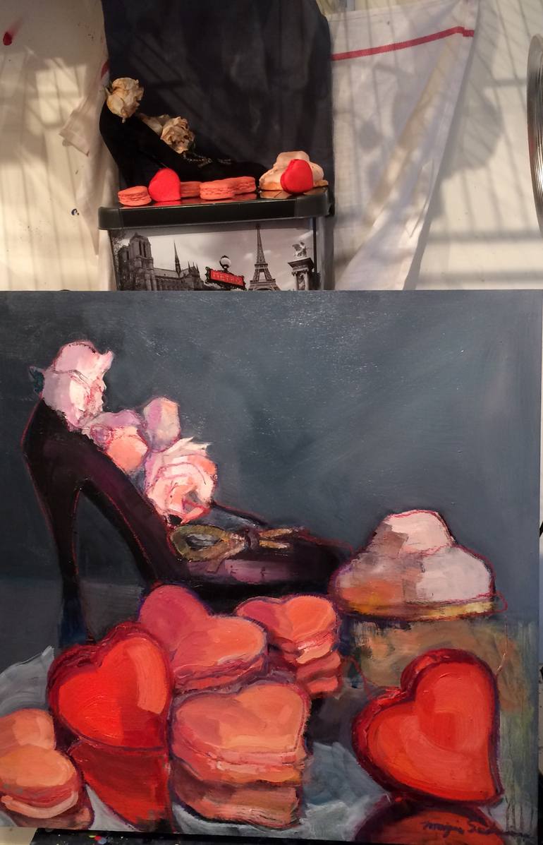 Original Expressionism Fashion Painting by Monique Sarkessian