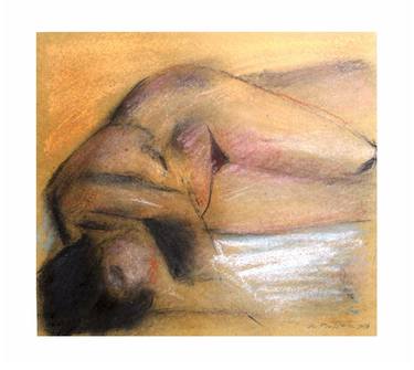 Original Impressionism Nude Drawings by ernesto di battista