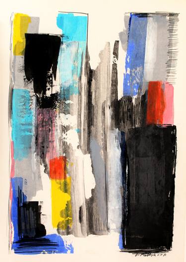 Original Abstract Expressionism Abstract Paintings by ernesto di battista