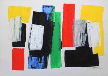 Print of Abstract Paintings by ernesto di battista