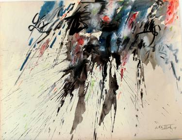 Original Abstract Expressionism Abstract Drawings by ernesto di battista