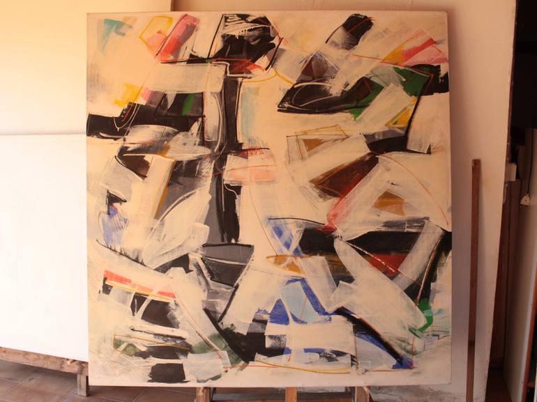 Original Abstract Painting by ernesto di battista