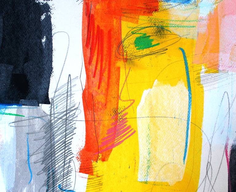 Original Abstract Expressionism Abstract Painting by Ernesto Di Battista