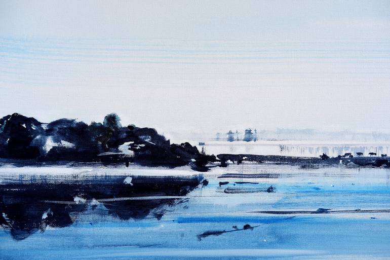 Original Landscape Painting by Matthieu van Riel