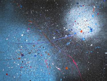 Original Abstract Outer Space Paintings by devin harants