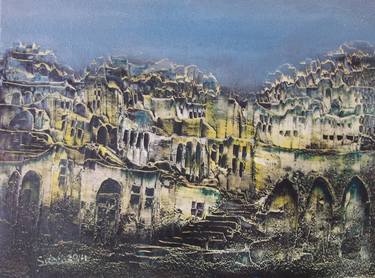 Print of Architecture Paintings by sabah matti ibrahim
