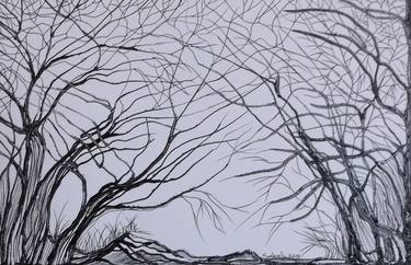 Print of Abstract Tree Paintings by sabah matti ibrahim