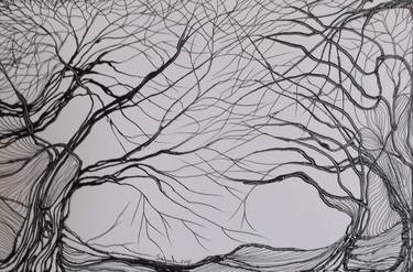 Original Abstract Tree Drawings by sabah matti ibrahim