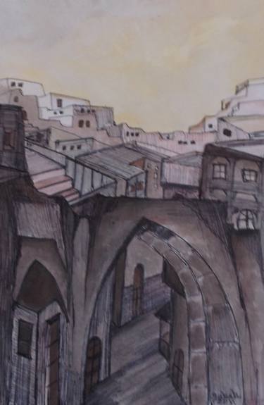 Print of Architecture Paintings by sabah matti ibrahim