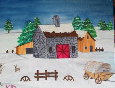 Print of Expressionism Rural life Paintings by Lynda Cuadernal