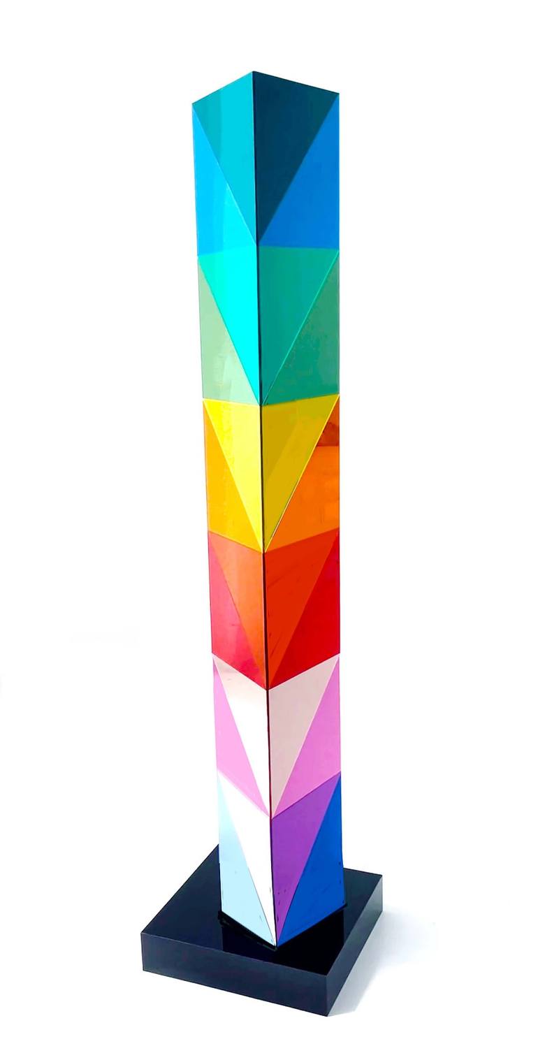 Original Geometric Sculpture by Seda Saar