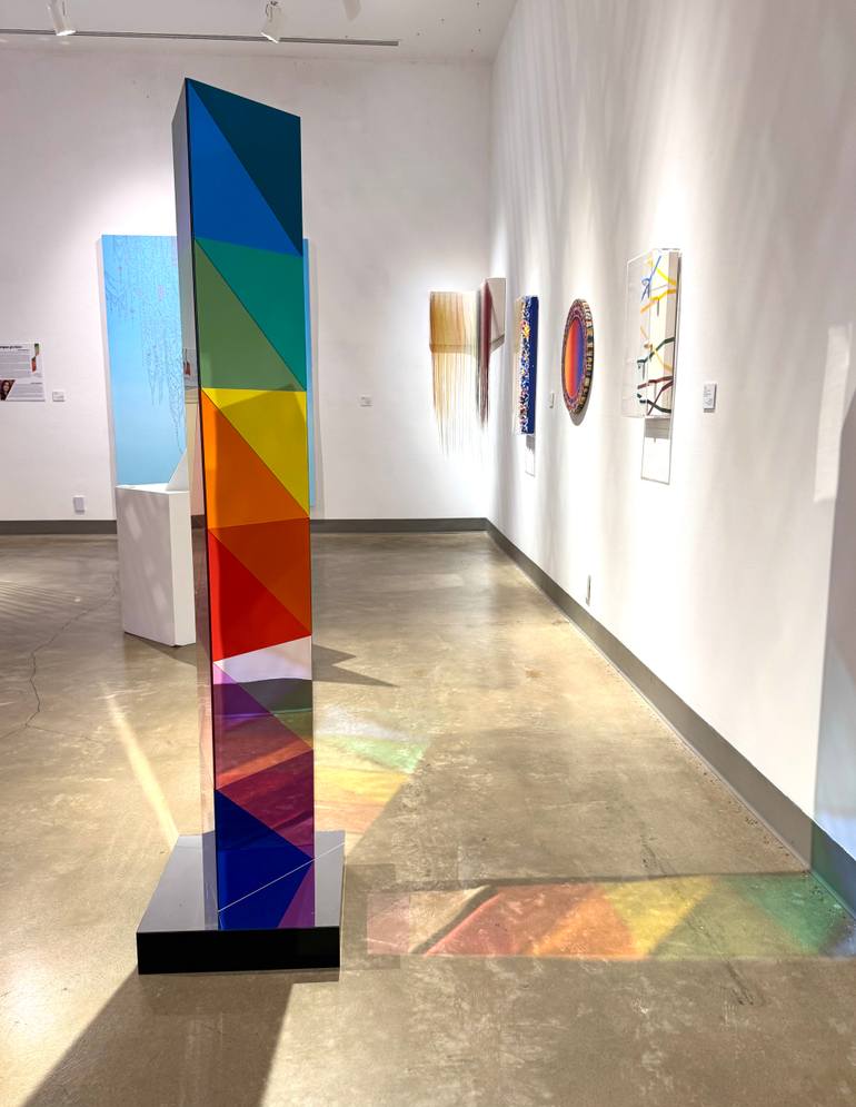 Original Conceptual Geometric Sculpture by Seda B Saar