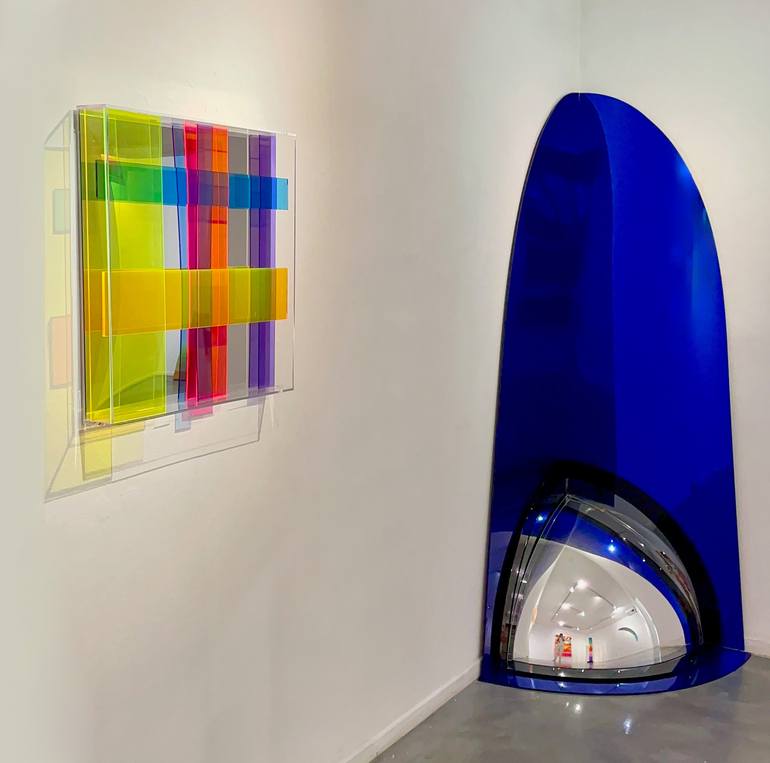 Original Abstract Geometric Sculpture by Seda B Saar