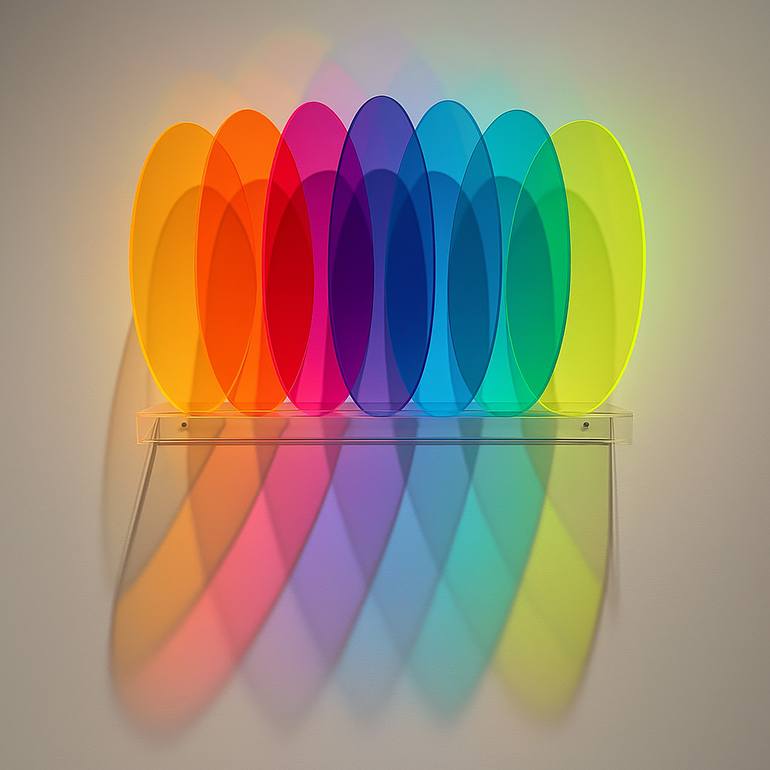 Original Abstract Geometric Installation by Seda B Saar