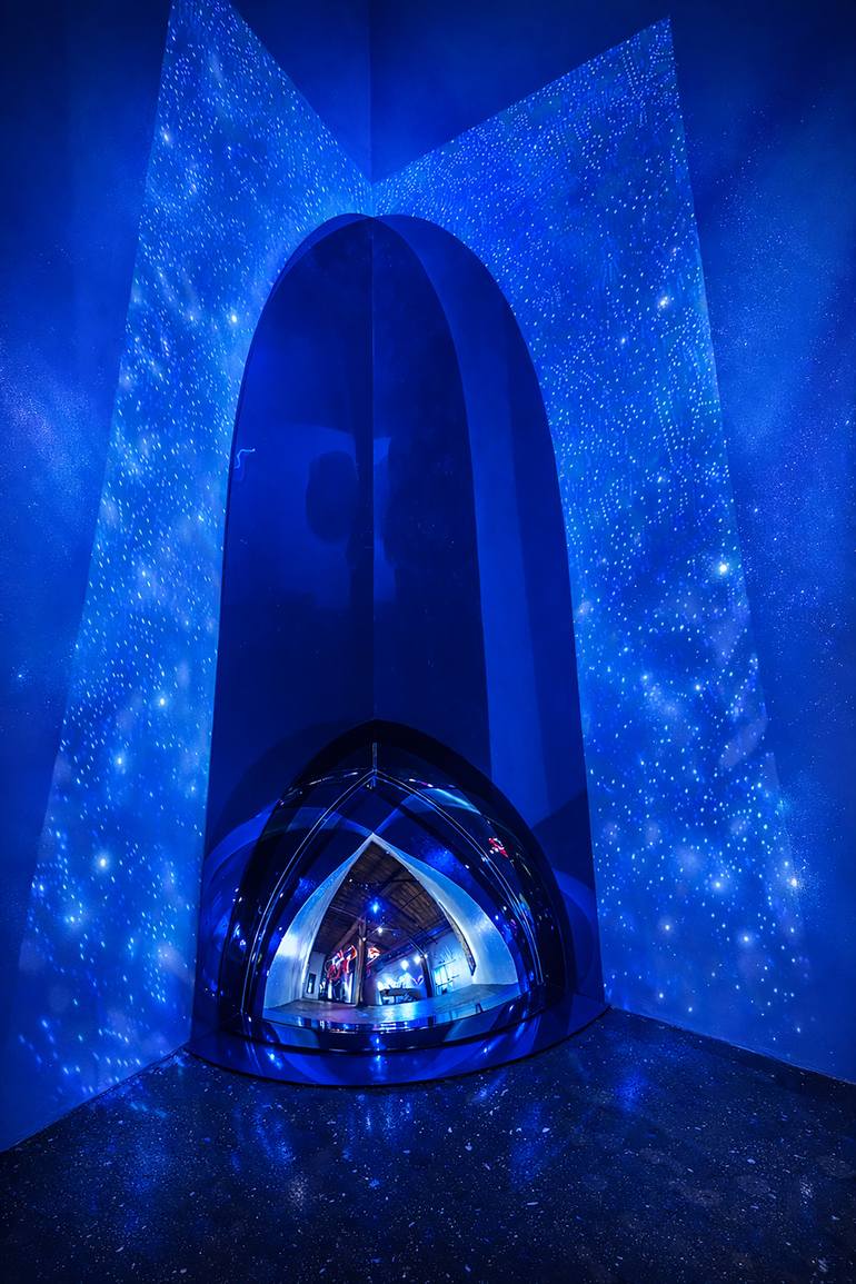 Original Abstract Outer Space Installation by Seda B Saar