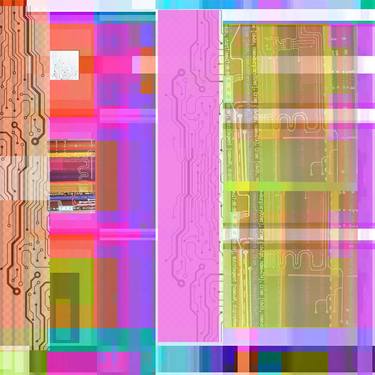 Original Abstract Expressionism Abstract Mixed Media by Seda Saar