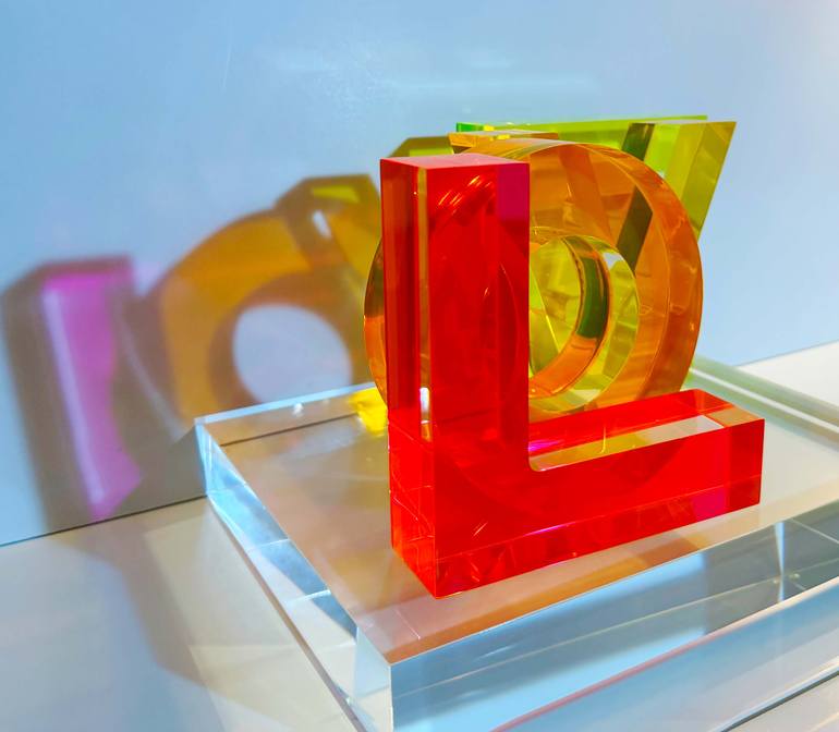 Original Abstract Love Sculpture by Seda B Saar
