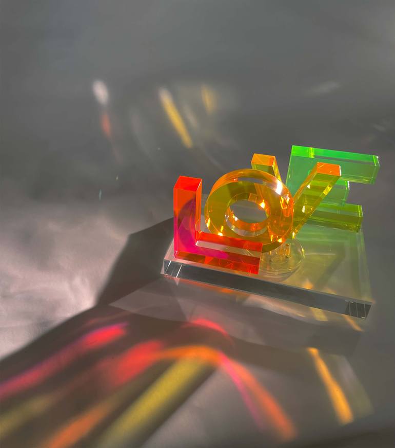Original Abstract Love Sculpture by Seda B Saar