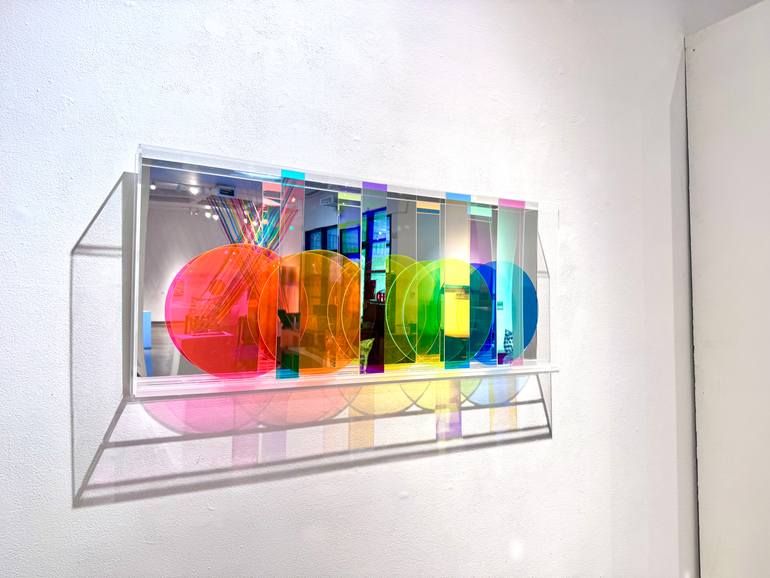 Original Abstract Geometric Sculpture by Seda B Saar