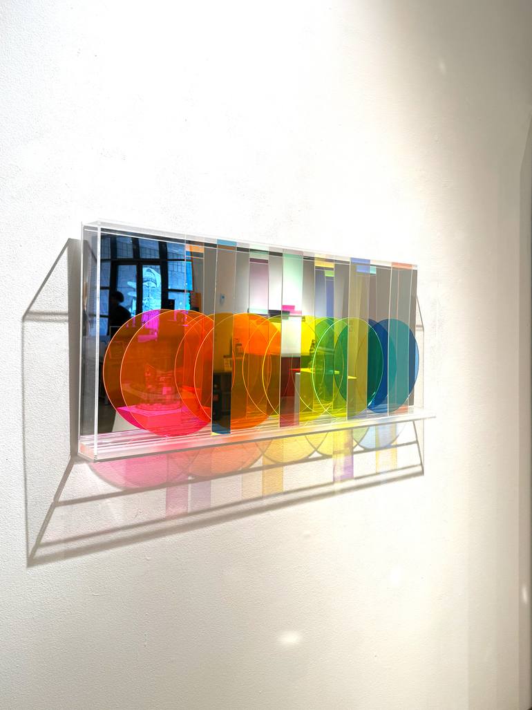Original Abstract Geometric Sculpture by Seda B Saar