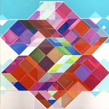 Print of Geometric Paintings by Seda Saar