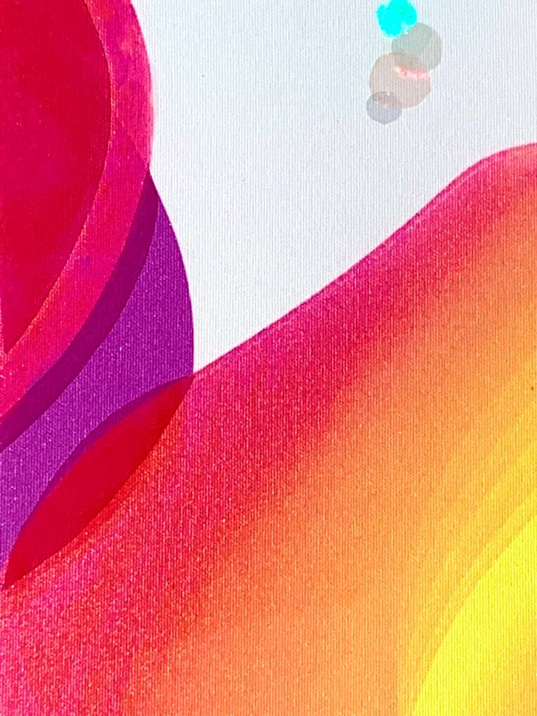 Original Conceptual Abstract Painting by Seda B Saar