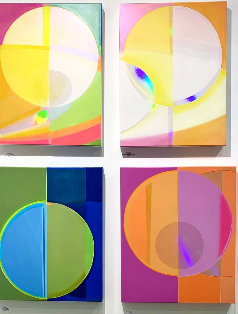 Original Conceptual Abstract Painting by Seda B Saar