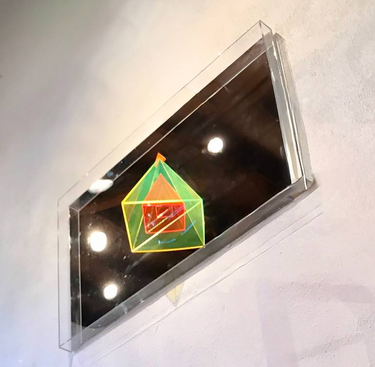 Original Abstract Geometric Sculpture by Seda B Saar