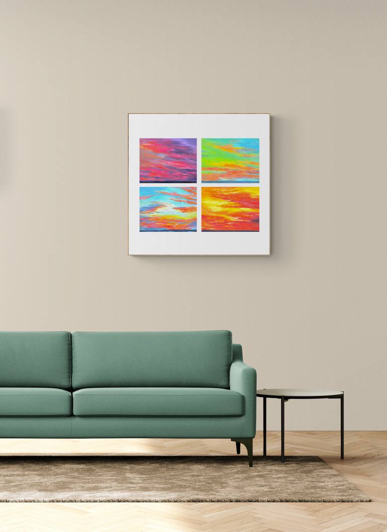 Original Expressionism Light Painting by Seda B Saar