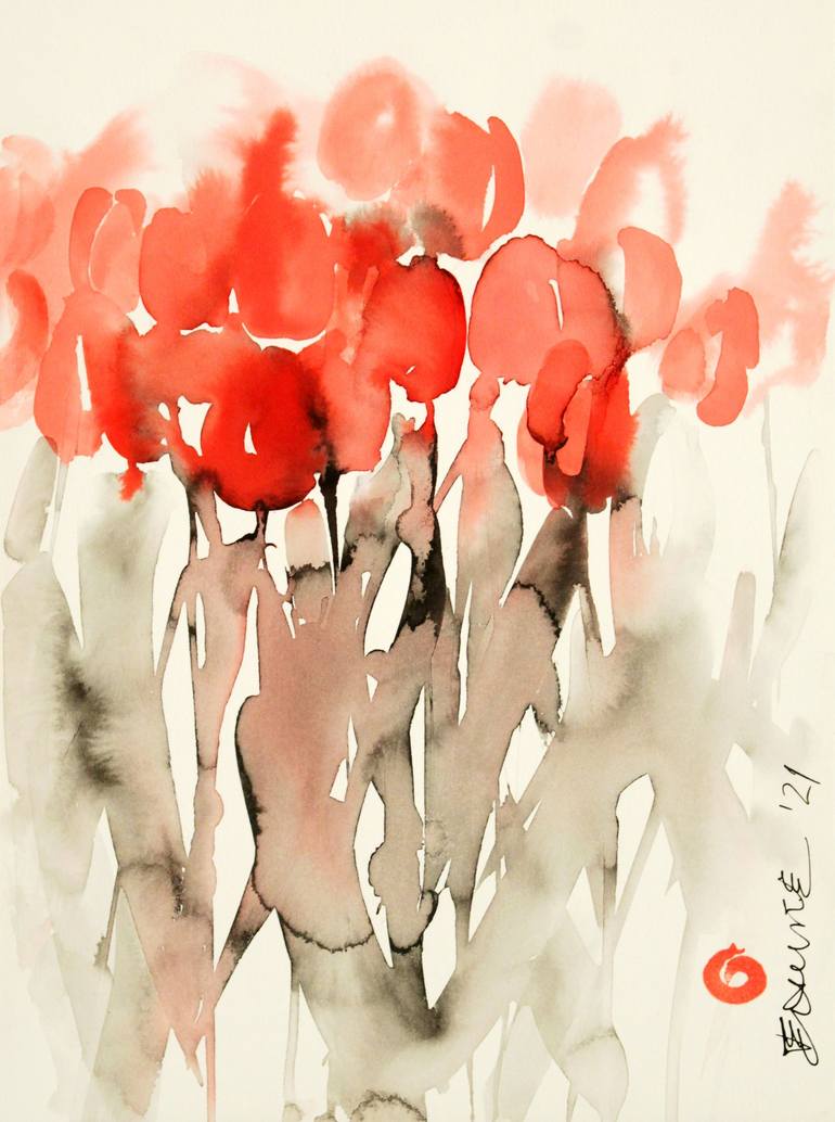 "Spring Tulips" - Print