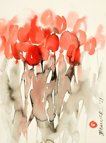 Saatchi Art Artist Endre Penovác; Paintings, “"Spring Tulips"” #art