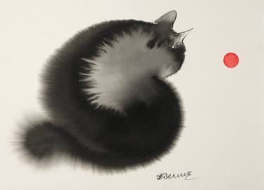 Saatchi Art Artist Endre Penovác; Paintings, “"Magic red ball"” #art