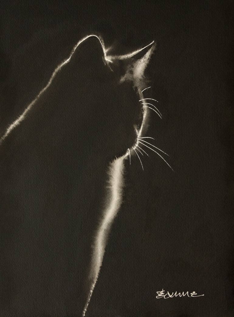 "Cat in the Shadow" - Print
