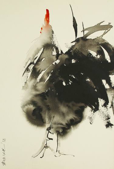 Print of Minimalism Animal Paintings by Endre Penovác