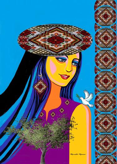 Print of Culture Paintings by Marcelle Mansour