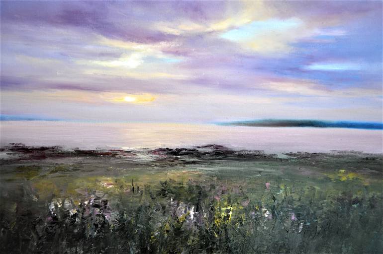 Original Conceptual Landscape Painting by Elena Lukina