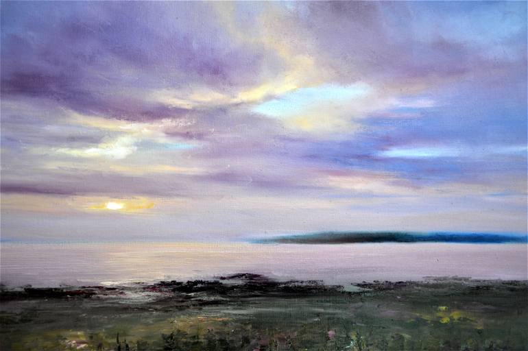 Original Conceptual Landscape Painting by Elena Lukina