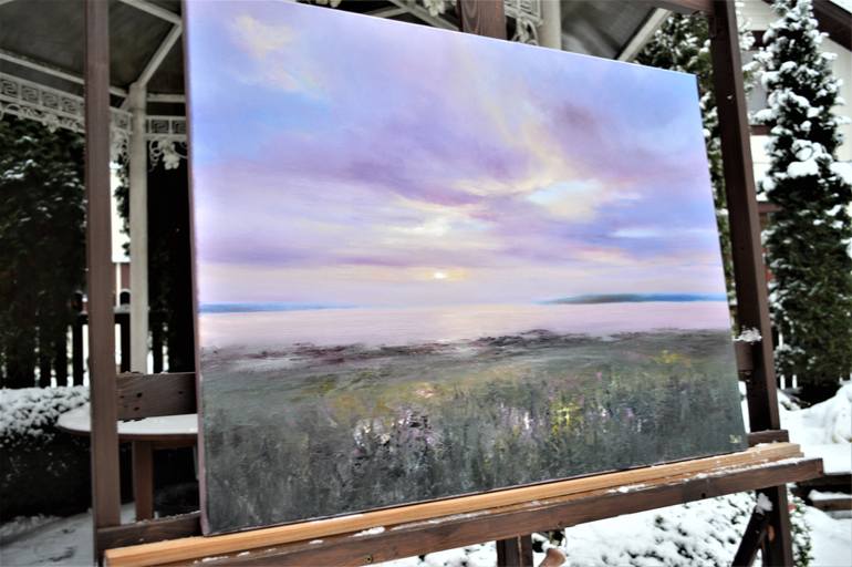 Original Conceptual Landscape Painting by Elena Lukina