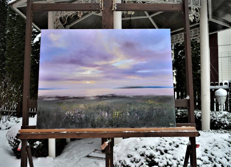 Original Conceptual Landscape Painting by Elena Lukina