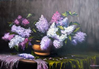 Still-life with lilac thumb