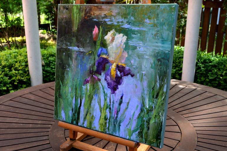 Original Conceptual Floral Painting by Elena Lukina