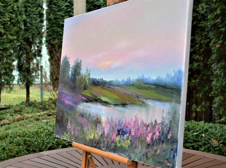 Original Landscape Painting by Elena Lukina