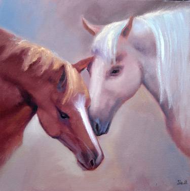 Original Horse Paintings by Elena Lukina
