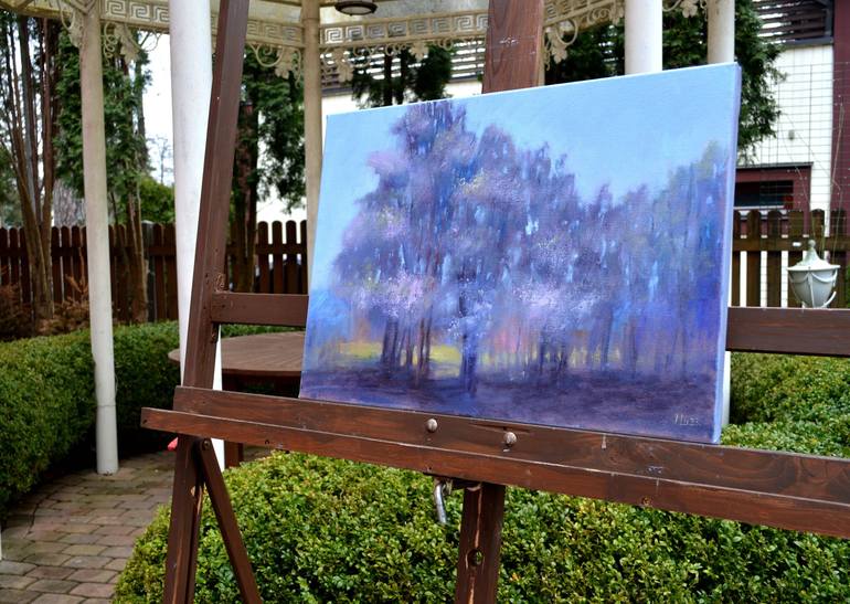 Original Landscape Painting by Elena Lukina