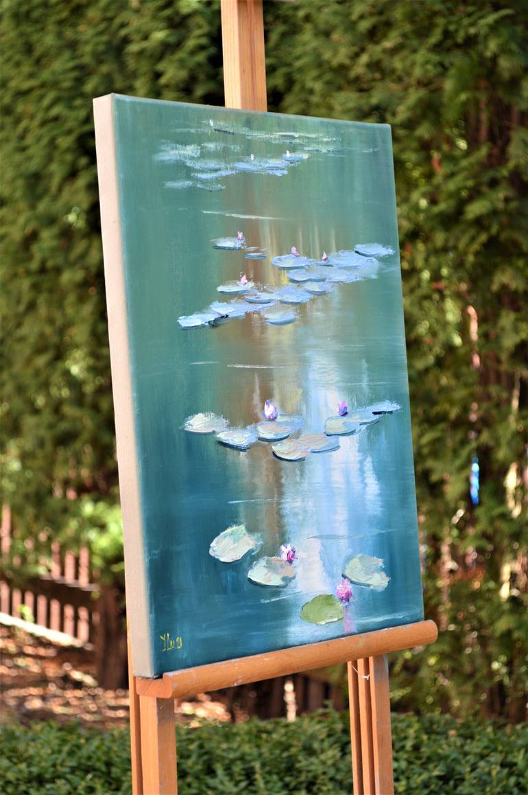 Original Expressionism Landscape Painting by Elena Lukina