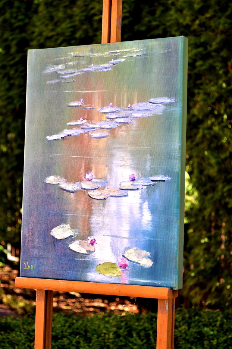 Original Expressionism Landscape Painting by Elena Lukina