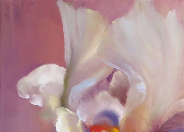 Original Expressionism Floral Painting by Elena Lukina