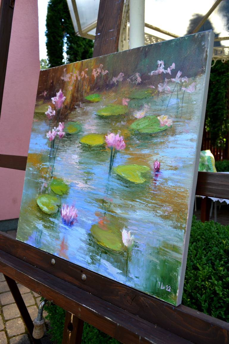 Original Expressionism Landscape Painting by Elena Lukina