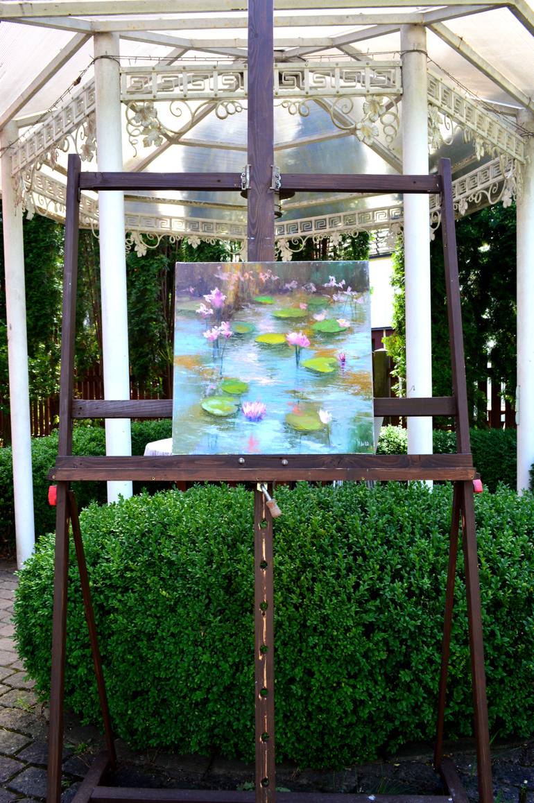 Original Expressionism Landscape Painting by Elena Lukina