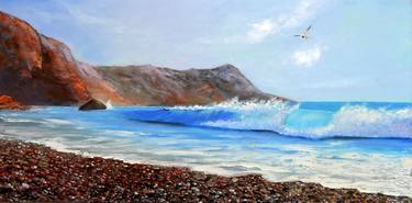 Original Expressionism Seascape Paintings by Elena Lukina